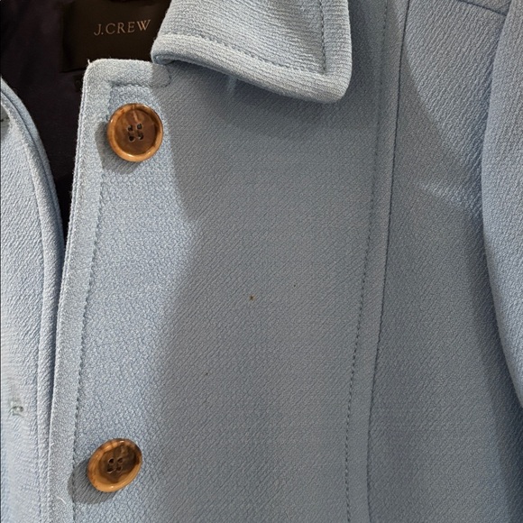 J. Crew Blue Lady Day Coat 6P - Picture 11 of 11